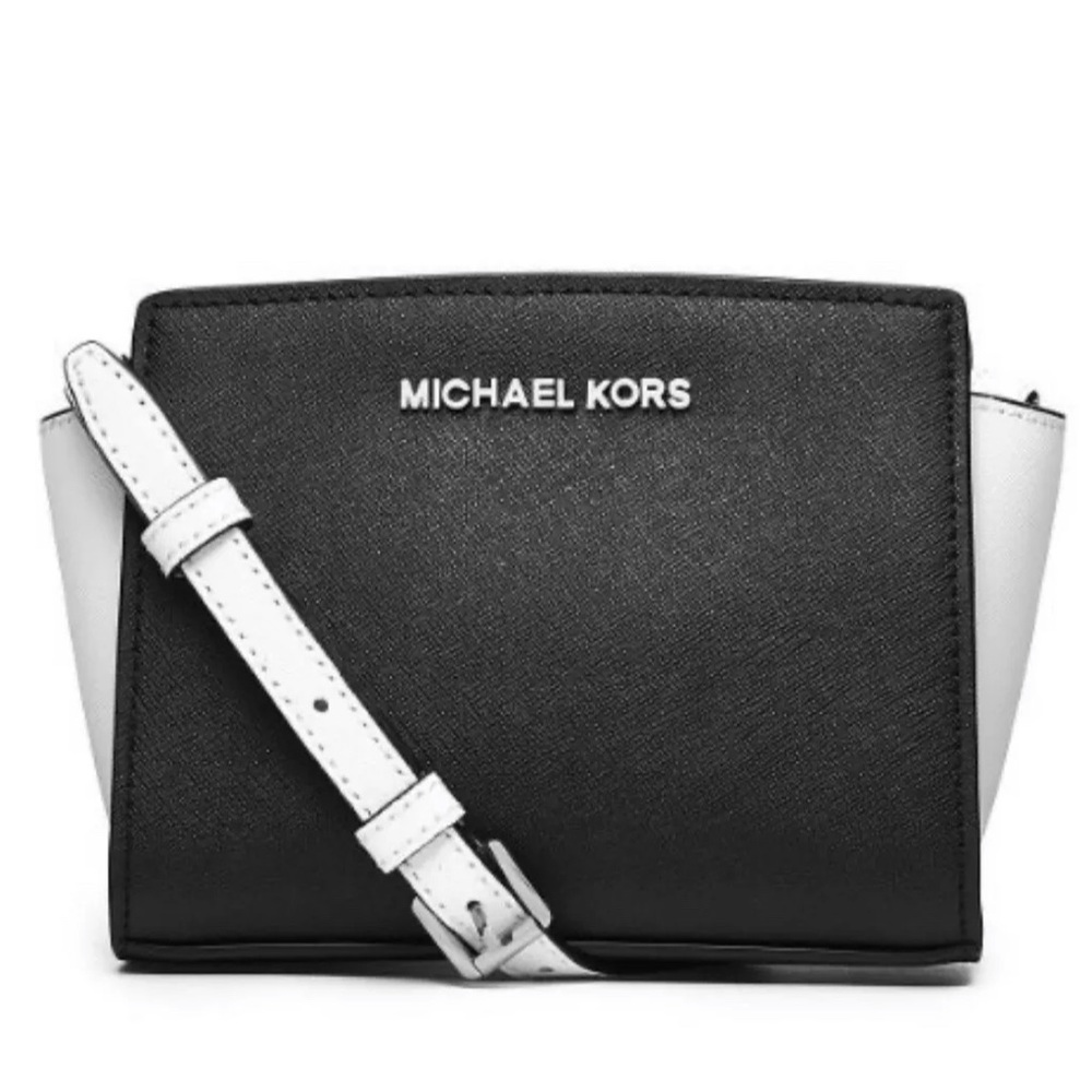 Michael Kors Selma Mini Leather Crossbody Bag NWOT - Picture 1 of 8
